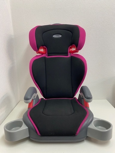 GRACO ジュニアシート 15〜36kg対応 ピンク&times;ブラック 多少シミあり