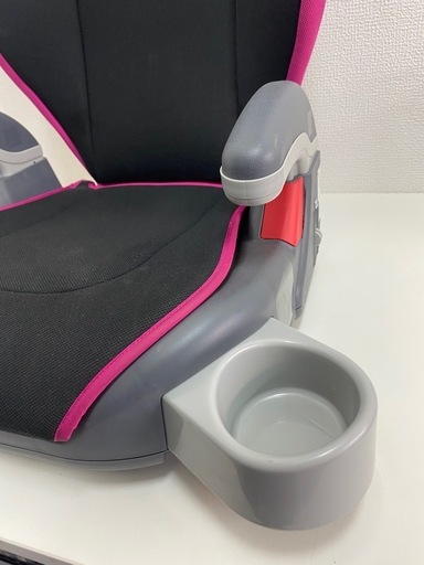 GRACO ジュニアシート 15〜36kg対応 ピンク&times;ブラック 多少シミあり