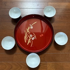 【未使用】急須湯呑み盆一式の画像