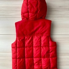 116cm 
フード付きベストの画像