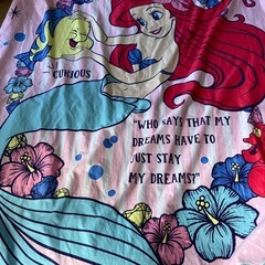 掛け布団カバー　敷きパット　アリエル　ディズニーの画像