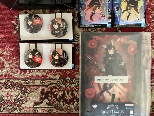 ホロライブ大神ミオ一番くじセミコンプリートセットまとめ売り (かわり