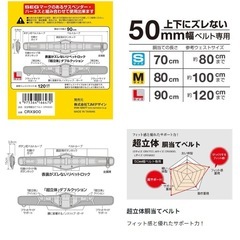 Tajimaタジマ SEG 胴当てサポートベルト超立体 CRX900 Lサイズの画像