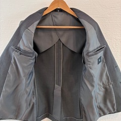 SUIT SELECT ジャケットパンツ グレー ビジネススーツ A6の画像