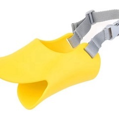 小型犬用アヒル型シリコンマズル　サイズS　新品　犬の画像