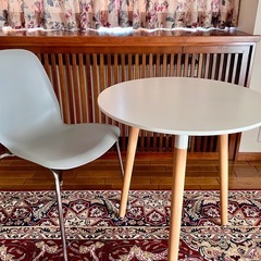 イームズ テーブル 丸テーブル 白 60cm  高さ70cm　テ...