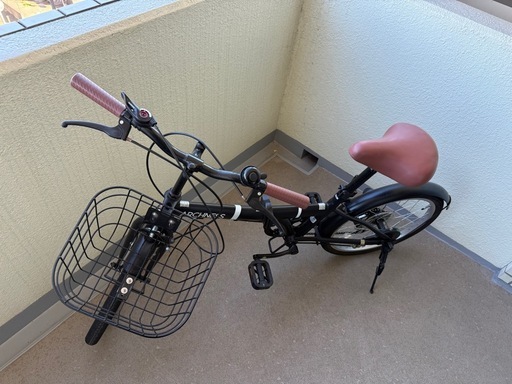 折りたたみ自転車20インチ黒