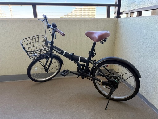 折りたたみ自転車20インチ黒