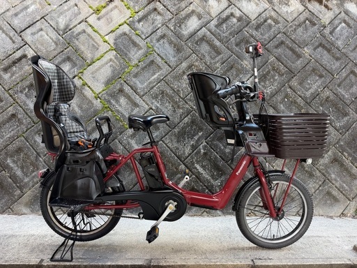 パナソニック電動自転車（子供用シート2台付き）