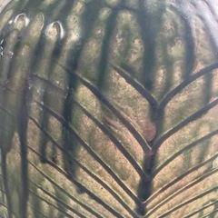 壺　ツボ　オブジェ　置き物　緑　ミドリ　みどり　グリーン　の画像