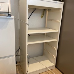 IKEA  ラック　白の画像