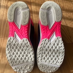 新品　未使用品　ASICS 新品、未使用品　スニーカー ネイビー/ピンク 20.0 cmの画像