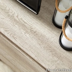 lowya [幅180] 木目調テレビ台 ローボード 天然木風 スチール脚  LOWYA　の画像