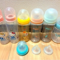 ★おまとめ売り★ Pigeon NUK哺乳瓶６本・ Combi除菌じょーずの画像