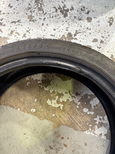165/45r16 23年製　ジーテックス4本セット
