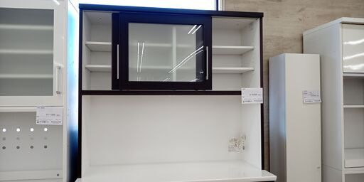 ★リユースのサカイ高崎店★TJ14031 NITORI 食器棚 茶 H200.5×D50.5×W119.5 クリーニング済み