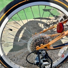 No.608 整備済み76ルブリカン　折りたたみマウンテンバイク仕様　外装6段の画像