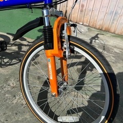 No.608 整備済み76ルブリカン　折りたたみマウンテンバイク仕様　外装6段の画像