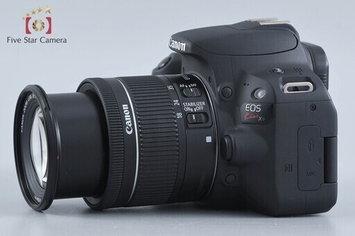 【中古】Canon キヤノン EOS Kiss X9 EF-S 18-55 IS STM レンズキット ブラック シャッター回数僅少 
