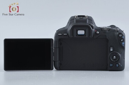 【中古】Canon キヤノン EOS Kiss X9 EF-S 18-55 IS STM レンズキット ブラック シャッター回数僅少 