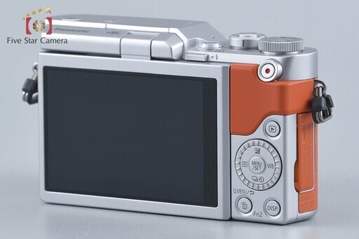 【中古】Panasonic パナソニック LUMIX DC-GF10W ダブルレンズキット オレンジ