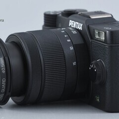 【中古】PENTAX ペンタックス Q7 ズームレンズキット ブラック 元箱付きの画像