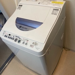 5.5キロ洗濯機　シャープSHARP電気洗濯乾燥機の画像