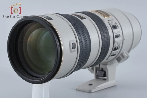 【中古】Nikon ニコン AF-S NIKKOR 70-200mm f/2.8 G ED VR ライトグレー