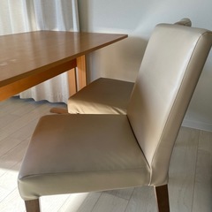 【値引き可】テーブル&椅子(2脚)の画像