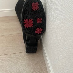 あったかロングブーツ（ベロア調)の画像