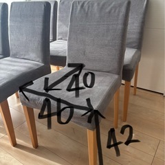 ダイニングチェア6脚　　の画像