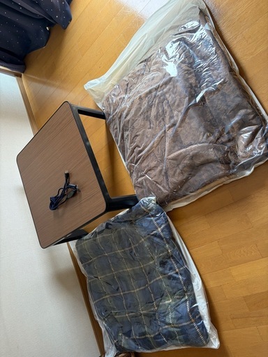 ニトリ　こたつセット　　ジュリバ75BK リバーシブル
