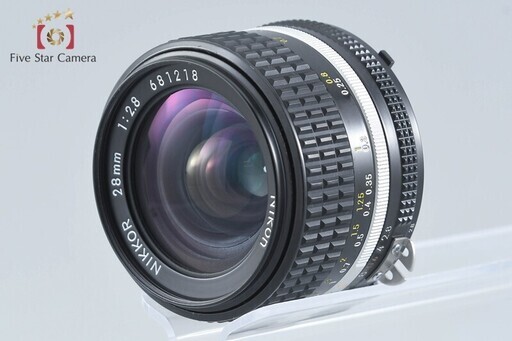 【中古】Nikon ニコン Ai-S NIKKOR 28mm f/2.8 2025.12月 オーバーホール済み