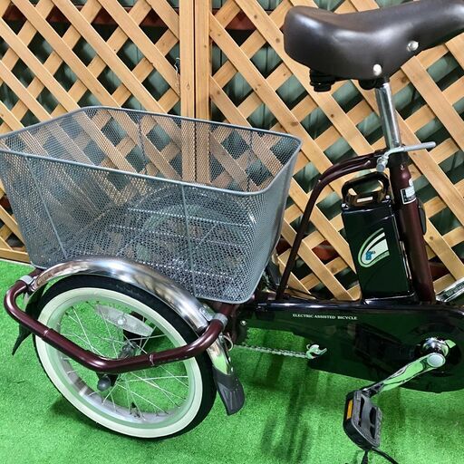 【電動アシスト三輪自転車】PELTECH ペルテック TDR-163L  2024年【中古バッテリーは寿命不明の為保証対象外です】【引取限定・現状渡し】三重県