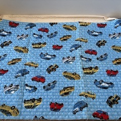 未使用キルティング生地＊カラフル車柄の画像