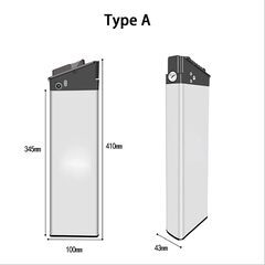 電動自転車用リチウムバッテリー×2個セットの画像