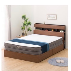 ダブルベッドフレーム(キエンザ MBR) (szw) 西条のベッド《ダブル