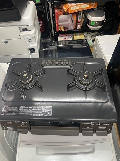 配送可能　保証付き　2023年製ガステーブルコンロ パロマ グレー ICS89BMR [約60cm /都市ガス12・13A /右強火]