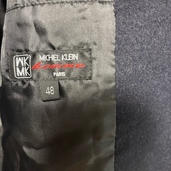 新品　MICHEL KLELN ネイビー　メンズコート の画像