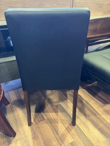 【バナナ苫小牧】①サンウッディ ハーバーⅡ CHAIR ダイニングチェア 天然木 ブラック