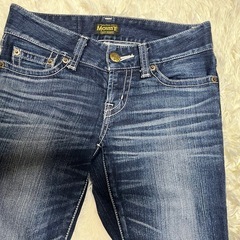 MOUSSYマウジー　パウダースキニーデニムパンツW25の画像