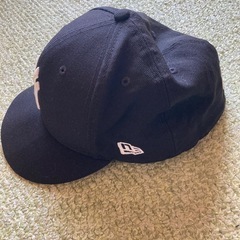 メンズ帽子　59.6センチ　ブラックの画像