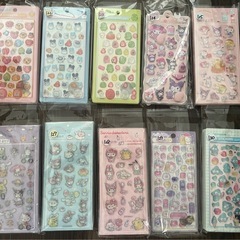 ボンボンドロップシール＆🍑シールの画像