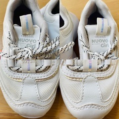 NUOVO Girl AVRIL  アブリル　20.0cm ジュニア　スニーカー　ホワイトの画像