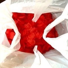  バレンタイン 装飾セット♡ 風船・ローズペタル・LEDキャンドル まとめ売りの画像