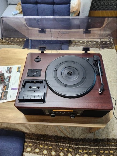 TEAC レコードプレーヤー 本体 カセットプレーヤー搭載