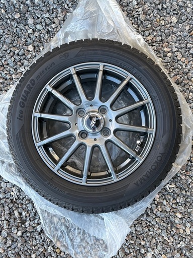 【ヨコハマ製】アイスガード iG50 PLUS 165/65R14 アルミホイール4本SET（ハスラー・ルーミー等）