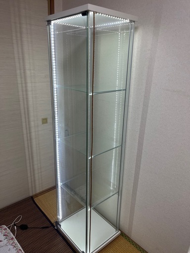 IKEA ガラスショーケース　フィギュア棚　デトルフ