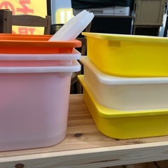 【美品】IKEA TROFAST（トロファスト）木製収納コンビネーション パイン材の画像