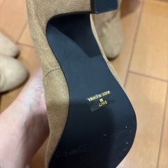 未使用　リボン付き　ブーツ　Mの画像